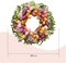 20-Inch Colorful Spring Tulip Wreath for Front Door – Artificial Multi-Color Flower Wreath with Greenery for Home, Wall, Fireplace, Party, Valentine’s Day & Wedding Décor